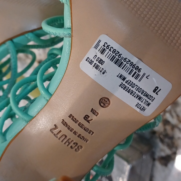 Schutz Heyde Gladiator Ankle Wrap Stiletto Dress Women's Sandals sz 7 - Picture 8 of 8